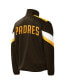 Men's Brown San Diego Padres Earned Run Full-Zip Jacket