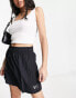 Фото #8 товара Nike Air woven mini skirt in black