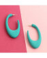 ფოტო #3 პროდუქტის Women's Pastel Hoop Earrings