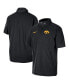 ფოტო #2 პროდუქტის Men's Black Iowa Hawkeyes Coaches Quarter-Zip Short Sleeve Jacket
