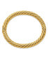 ფოტო #2 პროდუქტის 18k Yellow Gold Twisted 6.7mm Hinged Bangle Bracelet