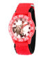 ფოტო #1 პროდუქტის Boy's Disney Toy Story 4 Duke Caboom red Plastic Time Teacher Strap Watch 32mm