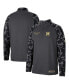 Фото #1 товара Men's Charcoal Maryland Terrapins OHT Military-Inspired Appreciation Long Range Raglan Quarter-Zip Jacket