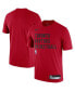 Фото #1 товара Men's Red Toronto Raptors 2023/24 Sideline Legend Performance Practice T-shirt