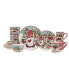 Фото #1 товара Christmas Gnomes 16 piece Dinnerware Set, Service for 4