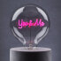 LED-Glühlampe BRIGHT LIGHT You & Me