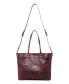 ფოტო #21 პროდუქტის Women's Genuine Leather Prism Tote Bag