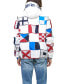 ფოტო #2 პროდუქტის Men's Flag Print Pullover Windbreaker Jacket