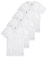 Фото #1 товара Men's V-Neck T-shirt, Pack of 4