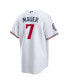 Men's Joe Mauer White Minnesota Twins 2024 Baseball Hall of Fame Home Replica Player Jersey