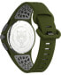 Men's Thunderstorm Chrono Green Silicone Strap Watch 43mm