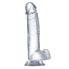 Фото #4 товара Realistic Dildo with Testicles Crystal Material 22 cm