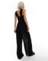 Reclaimed Vintage jumpsuit with bust detail in black