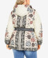 ფოტო #2 პროდუქტის Plus Size Flora Long Sleeve Puffer Jacket