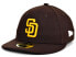 ფოტო #1 პროდუქტის Men's Brown San Diego Padres Authentic Collection On-Field Low Profile 59Fifty Fitted Hat