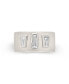 ფოტო #2 პროდუქტის Cubic Zirconia Colsie Cigar Band Ring