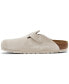 Фото #6 товара Women's Boston Soft Footbed Suede Leather Clogs from Finish Line