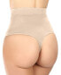 Фото #2 товара Women's High-Waist Sculpting Thong Shapewear