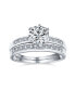 Фото #1 товара Кольцо Bling Jewelry Classic Traditional 2CT Round Solitaire