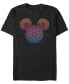 Фото #1 товара Men's Mickey Mandala Fill Short Sleeve T-Shirt
