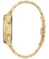 ფოტო #2 პროდუქტის Eco-Drive Men's Chronograph Modern Axiom Gold-Tone Stainless Steel Bracelet Watch 43mm
