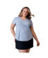 Фото #1 товара Plus Size Microtech Chill B Cool Tee