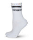 ფოტო #2 პროდუქტის Unisex European Made Pride Varsity Striped Half-Crew Socks