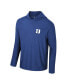 Фото #2 товара Men's Royal Duke Blue Devils Cloud Jersey Raglan Long Sleeve Hoodie T-shirt