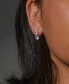 Silver-Tone Cubic Zirconia Graduated Triple Drop Earrings, Created for Macy's