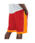 Фото #2 товара Men's Red, Orange Distressed Tampa Bay Buccaneers Vintage-Like Fan Favorite Shorts