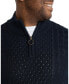 Mens Gibson Cable Half Zip Sweater
