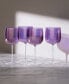 Фото #4 товара Бокалы для вина LSA International Aurora 15 унций Полярная фиолетовая х 4