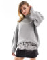Фото #6 товара NA-KD knitted jumper with arm detail in grey