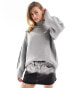 NA-KD knitted jumper with arm detail in grey 2XS - фото #6