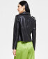 ფოტო #4 პროდუქტის Women's Faux-Leather Jacket, Created for Macy's