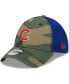 ფოტო #1 პროდუქტის Men's Camo Chicago Cubs Team Neo 39THIRTY Flex Hat