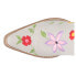 Фото #4 товара Dingo Flower Power Embroidered Floral Snip Toe Cowboy Womens White Casual Boots