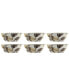 Фото #1 товара Bali Leaves 7.1" Cereal Bowl Merge 37 oz, Set of 6, Service for 6