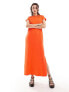 AllSaints Anna maxi dress in orange