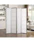 Seto 4-Panel Room Divider Screen, Silver