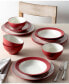 Фото #10 товара Colorwave Coupe 12-Piece Dinnerware Set, Service for 4, Created for Macy's