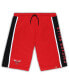 Фото #1 товара Men's Red Chicago Bulls Big and Tall Referee Iconic Mesh Shorts