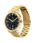 Men's Gold Plated Stainless Steel Bracelet Watch, 44mm, Created For Macys
