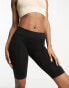 Pieces seamless legging shorts in black