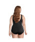 Фото #3 товара Plus Size Long Chlorine Resistant Soft Cup Tugless Sporty One Piece Swimsuit