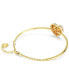 ფოტო #3 პროდუქტის Gold-Tone Hyperbola Heart Bangle Bracelet