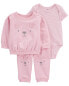 Фото #3 товара Baby 3-Piece Bear Little Cardigan Set 24M