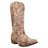 Фото #2 товара Roper Riley Embroidery Snip Toe Cowboy Womens Brown Casual Boots 09-021-1566-32