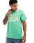 Фото #1 товара Lacoste graphic front short sleeve t-shirt in green