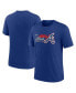 Фото #2 товара Men's Royal Atlanta Braves 2023 City Connect Tri-Blend T-shirt